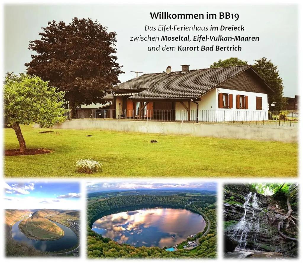 Bb19 Eifel-Ferienhaus Am Moseltal Mit Saunahaus Beuren  ภายนอก รูปภาพ